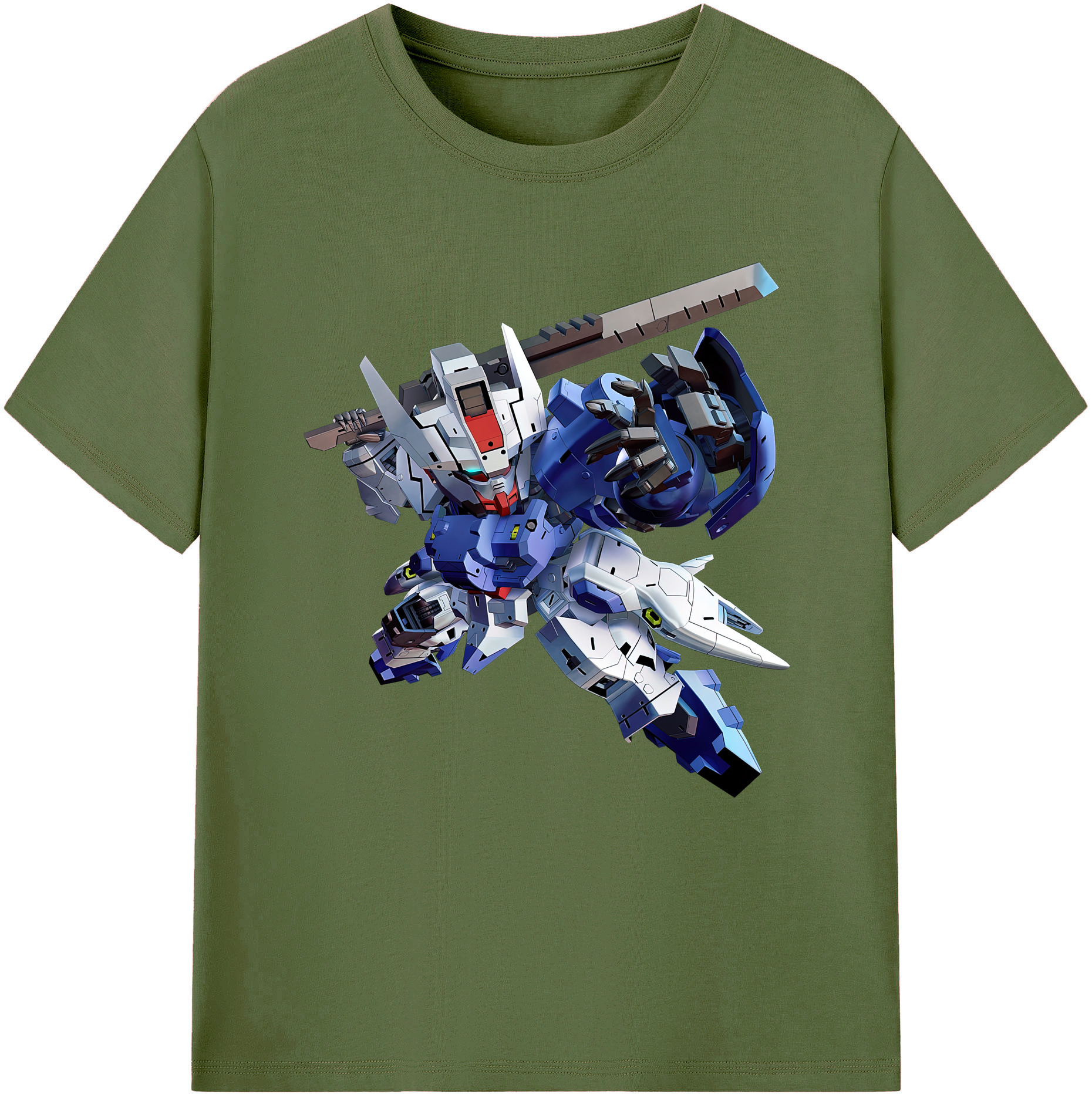 （画像用） 機動戦士ガンダム Mobile Suit Gundam 綿100％半袖Tシャツ（フロントプリント）
